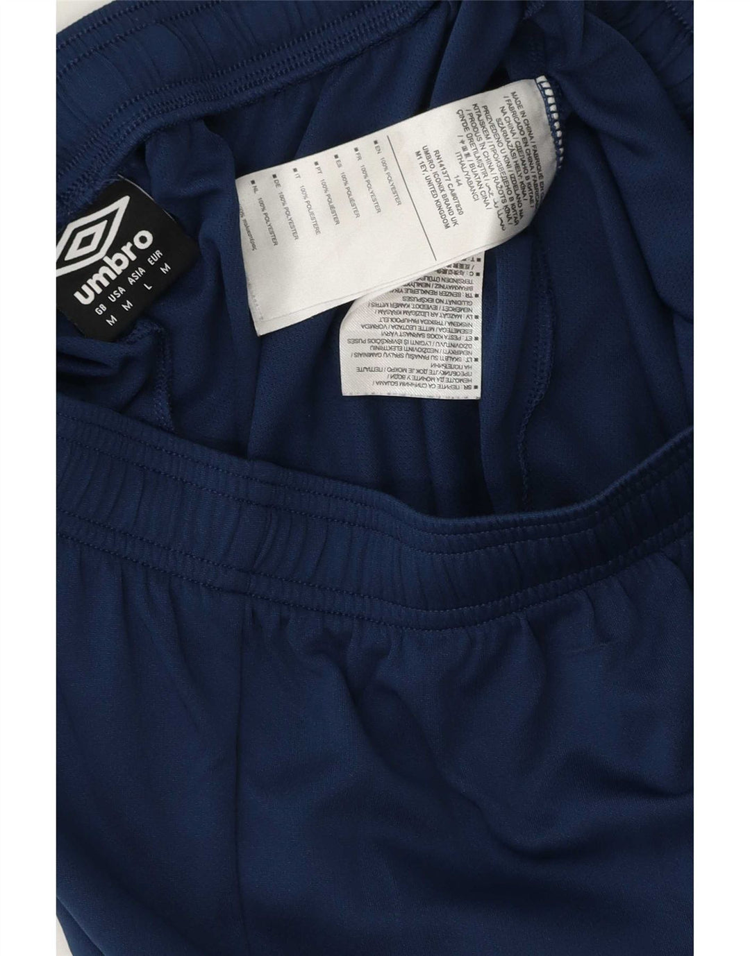 Pantaloni scurti sport Umbro pentru femei UK 12 Medium Bleumarin Poliester