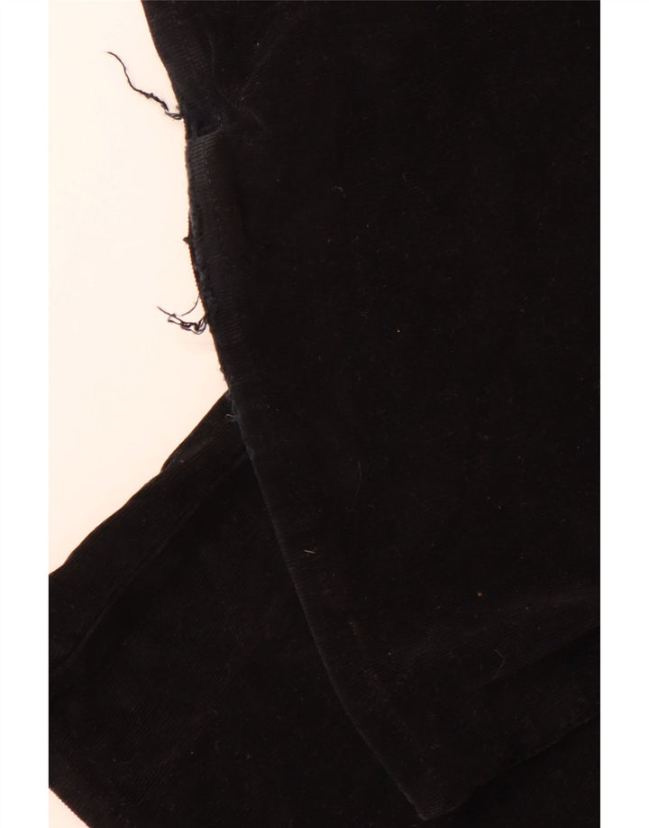 Pantaloni LEE pentru femei Chaffee Flare din velur, L28 L33, bumbac negru