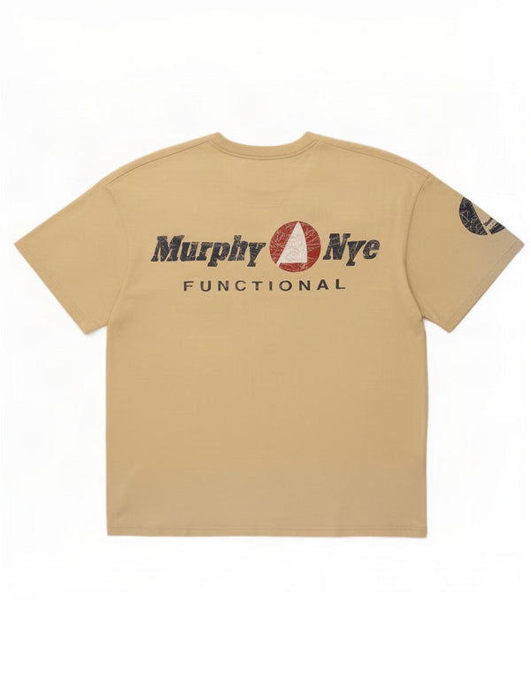 Tricou grafic pentru bărbați Murphy & Nye Top 2XL Bej