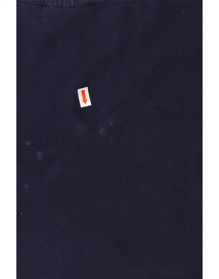 Tricou cu grafică pentru bărbați Fila Top Mediu Bleumarin Bumbac