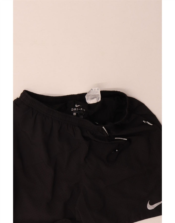 Pantaloni scurți sport Nike Dri Fit pentru femei UK 12 Medium Gri Poliester