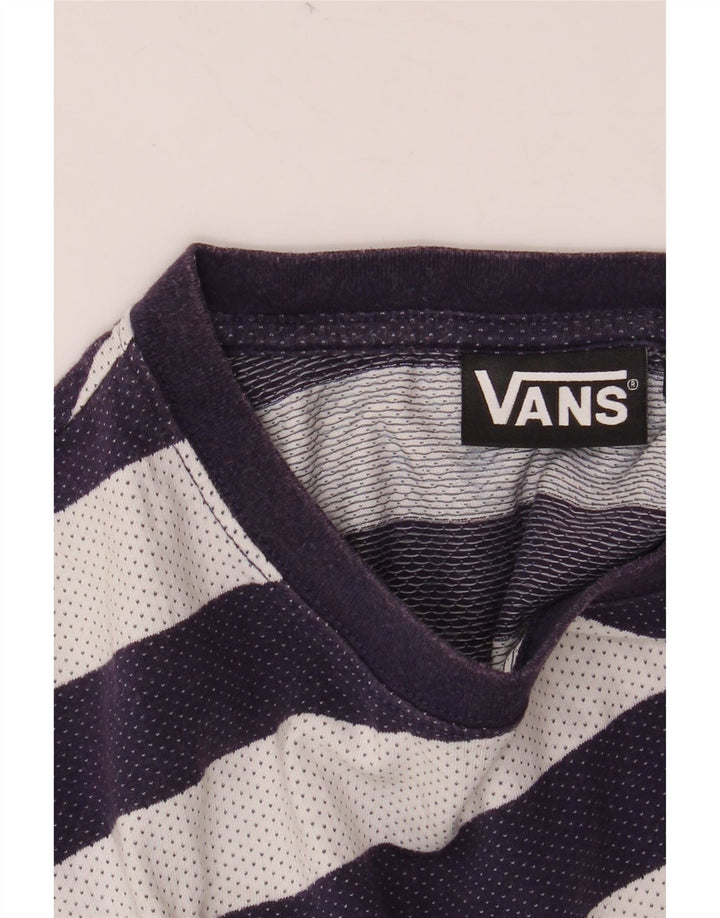 VANS Tricou pentru bărbați Top mare, bleumarin, bumbac cu dungi