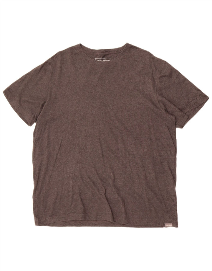 Tricou pentru bărbați Eddie Bauer Top mare bumbac gri