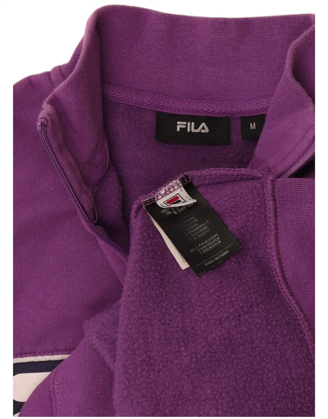 Jachetă de top pentru trening cu grafic pentru femei Fila UK 12 Medium Purple Colorblock