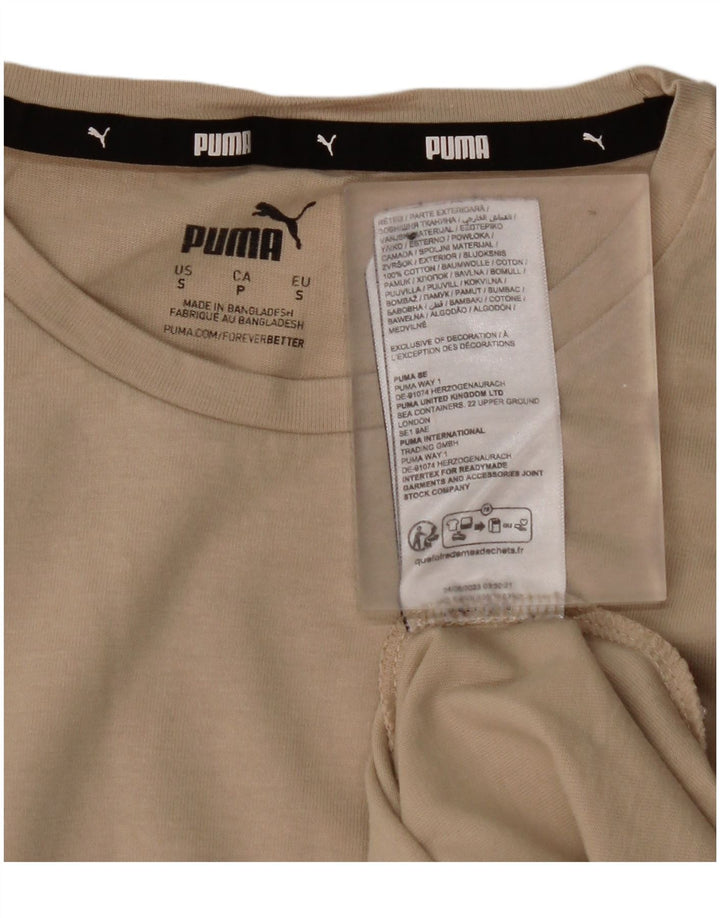 Tricou PUMA pentru femei Top UK 10 Small Beige Bumbac