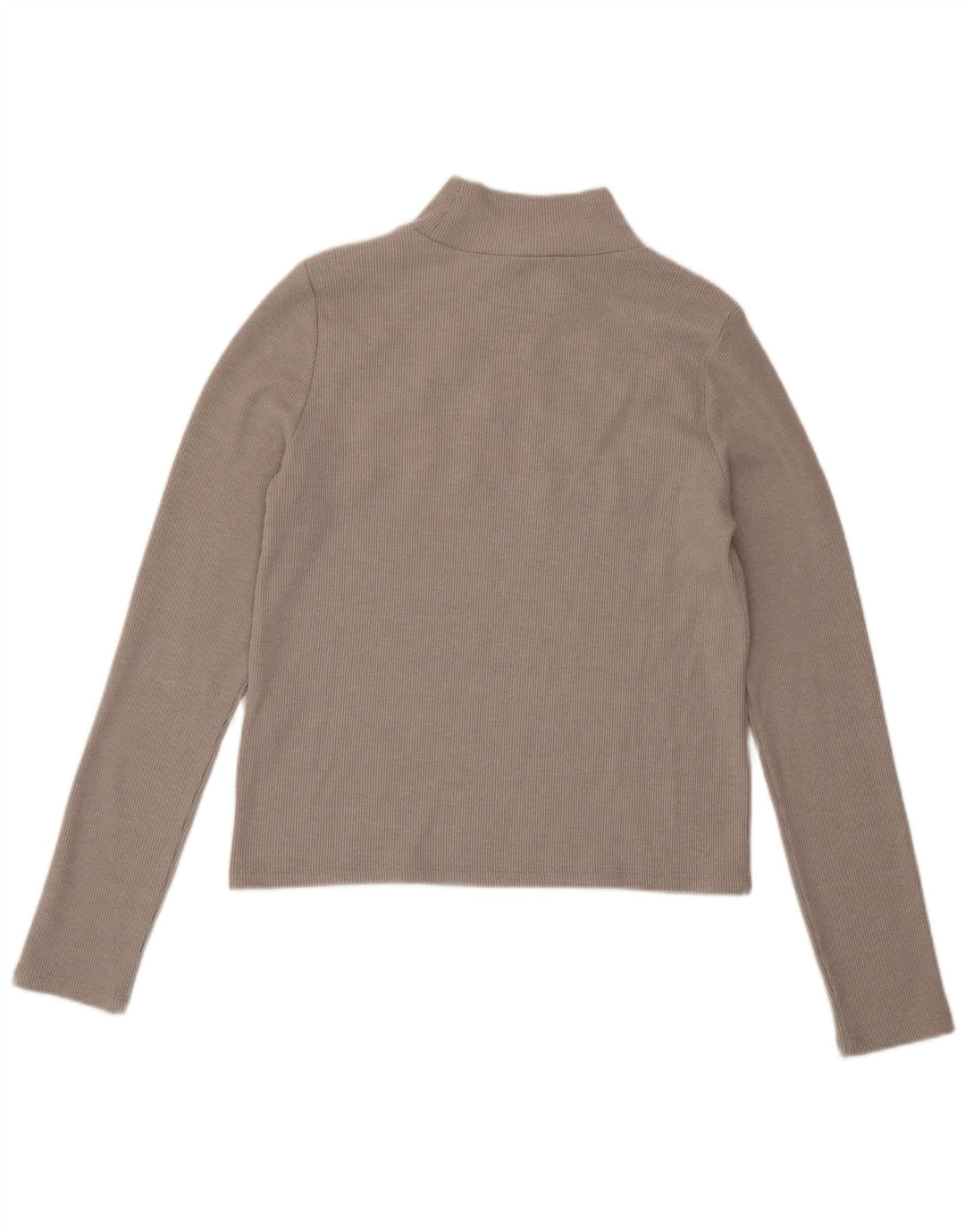 Crop Top pentru femei Zara cu mânecă lungă UK 14, mare, gri, poliester