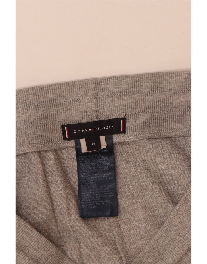 Pantaloni scurți sport Tommy Hilfiger pentru bărbați, bumbac cu pete gri medii