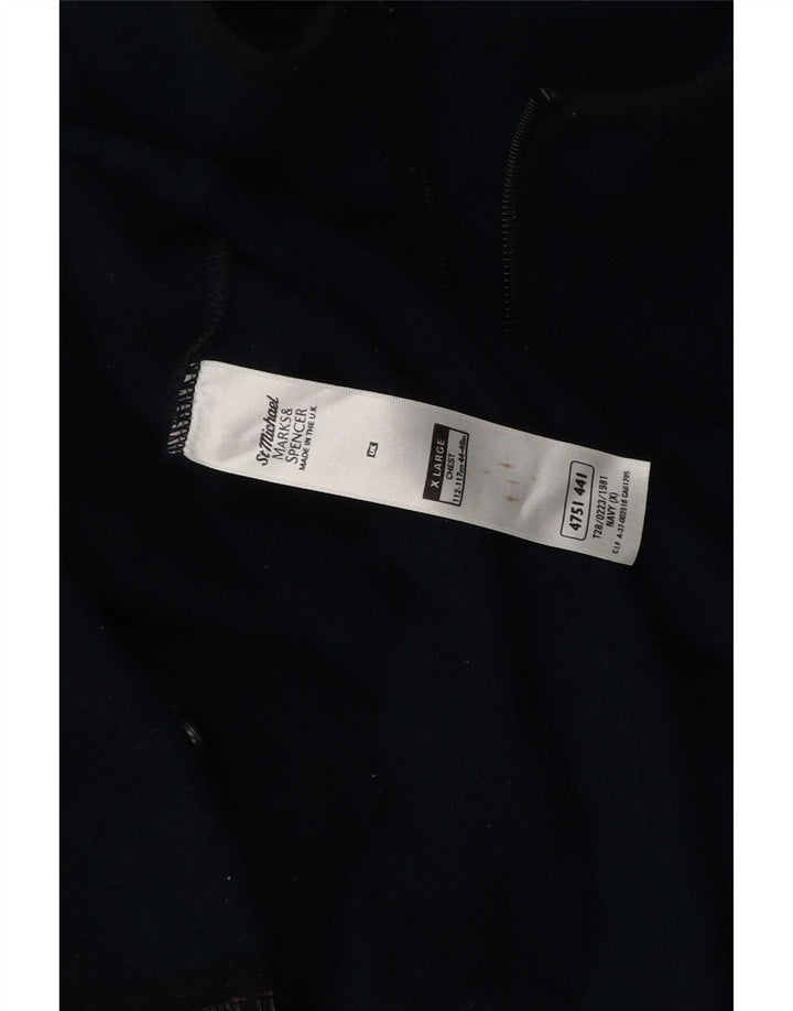 MARKS & SPENCER Jachetă fleece pentru bărbați UK 42 XL bleumarin poliester