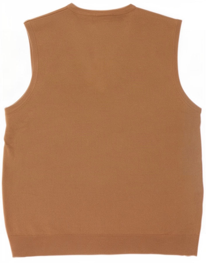 Marks & Spencer pentru bărbați Blue Harbour Vest Tank Top Mare Bej Acrilic