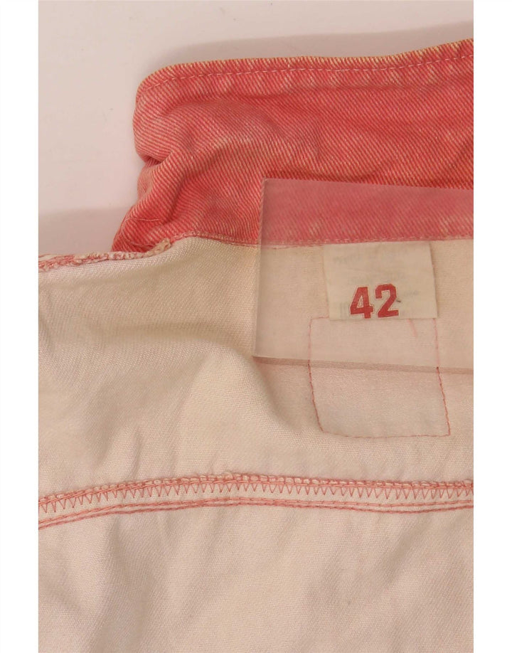 Jachetă de blugi Vintage pentru femei Teddy Bear Graphic IT 42 Bumbac Roz Mediu