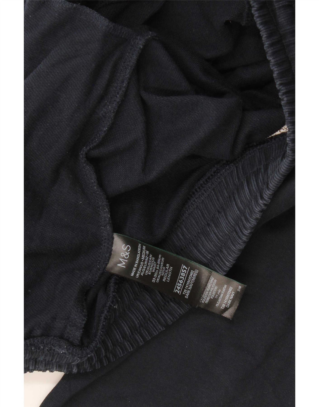 Pantaloni de trening pentru bărbați Marks & Spencer, bumbac mediu albastru bleumarin