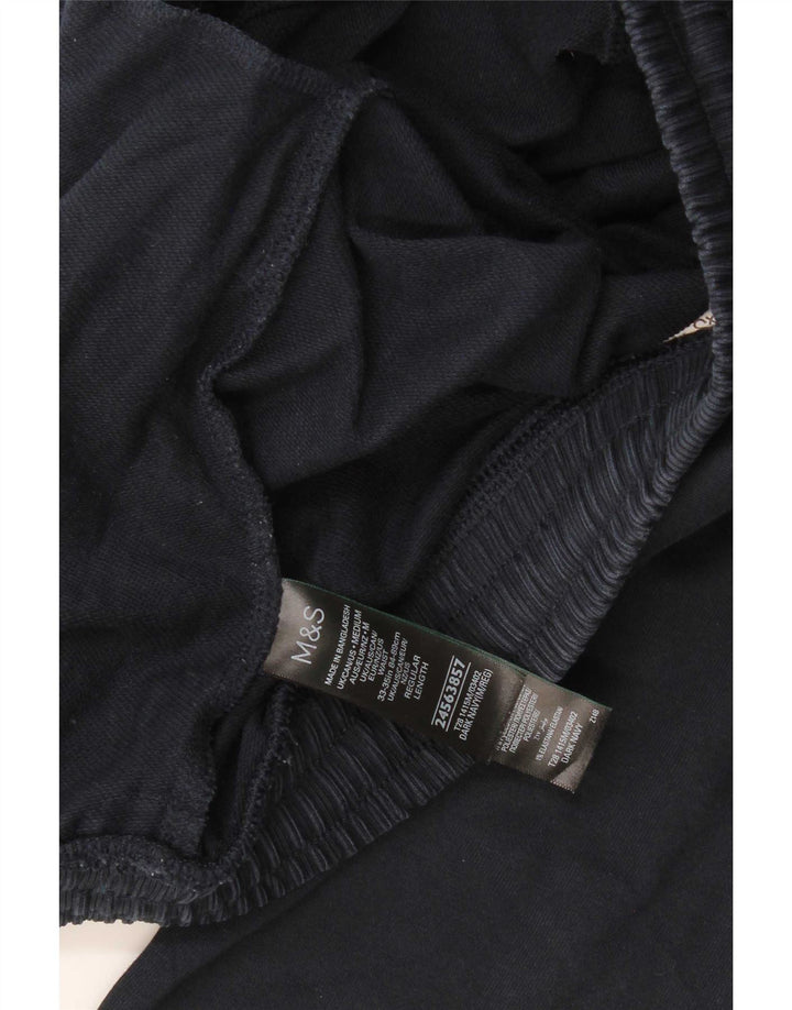 Pantaloni de trening pentru bărbați Marks & Spencer, bumbac mediu albastru bleumarin