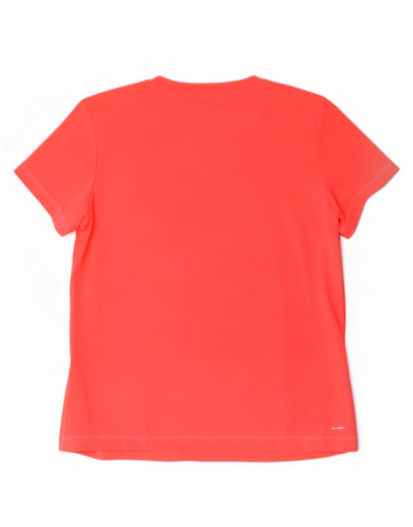 Tricou Adidas Climalite pentru femei, Marea Britanie 20/22 XL, poliester roz