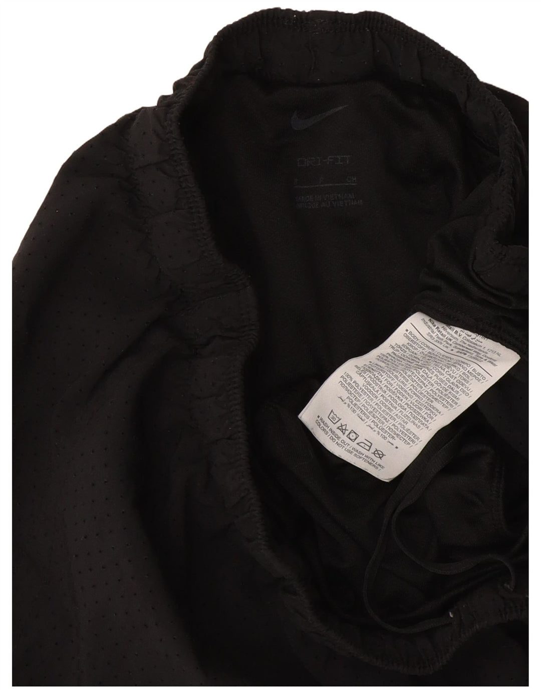 Pantaloni scurți sport Nike Dri Fit pentru femei UK 8 Small Negru Poliester