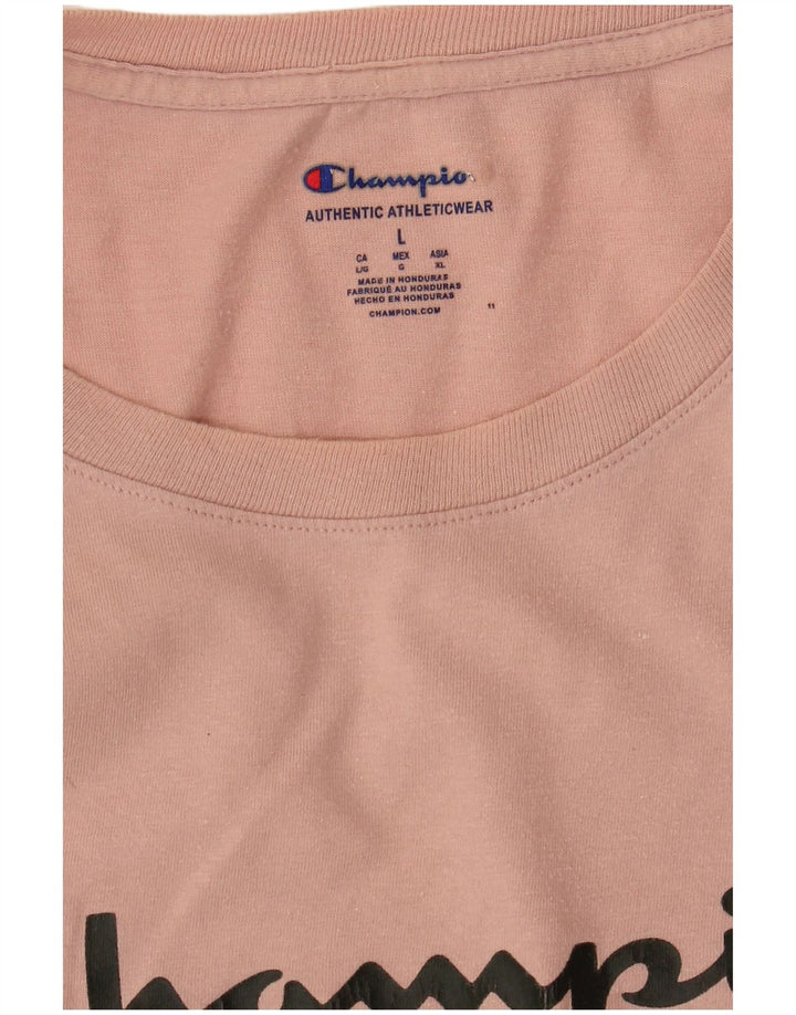 Tricou grafic pentru bărbați Champion Top mare roz