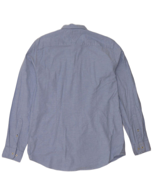 Cămașă pentru bărbați Tommy Hilfiger Slim Fit XL Bumbac Albastru