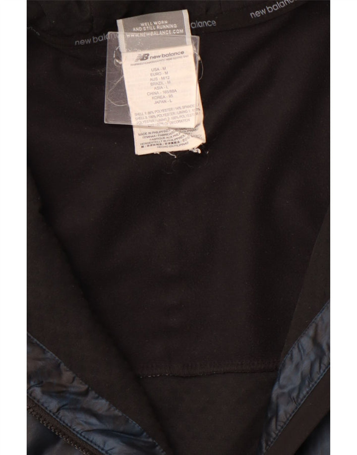 Jachetă de trening pentru femei NEW BALANCE UK 14 Medium Black Colorblock