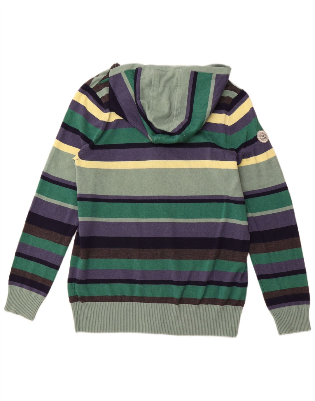 Pulover cardigan cu glugă pentru femei KANGAROOS UK 18/20 XL, cu dungi multicolore