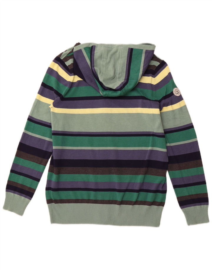 Pulover cardigan cu glugă pentru femei KANGAROOS UK 18/20 XL, cu dungi multicolore