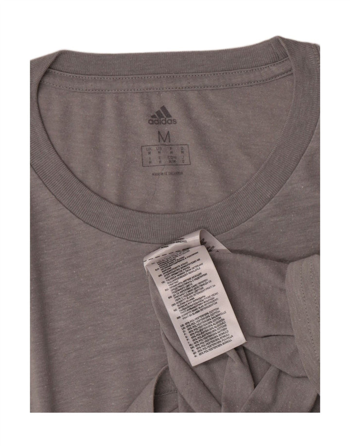 Tricou pentru bărbați Adidas Top Medium Gri Poliester