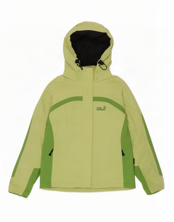 Jack Wolfskin jachetă de vânt pentru femei cu glugă, Marea Britanie 14/16, verde mare