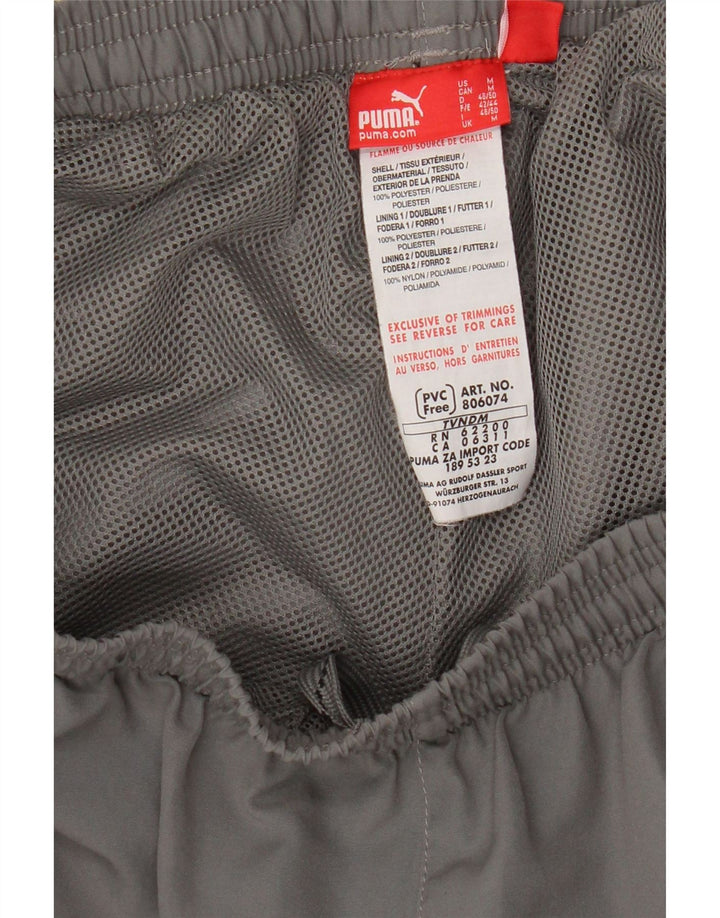 Pantaloni de trening Puma pentru bărbați, gri mediu, poliester