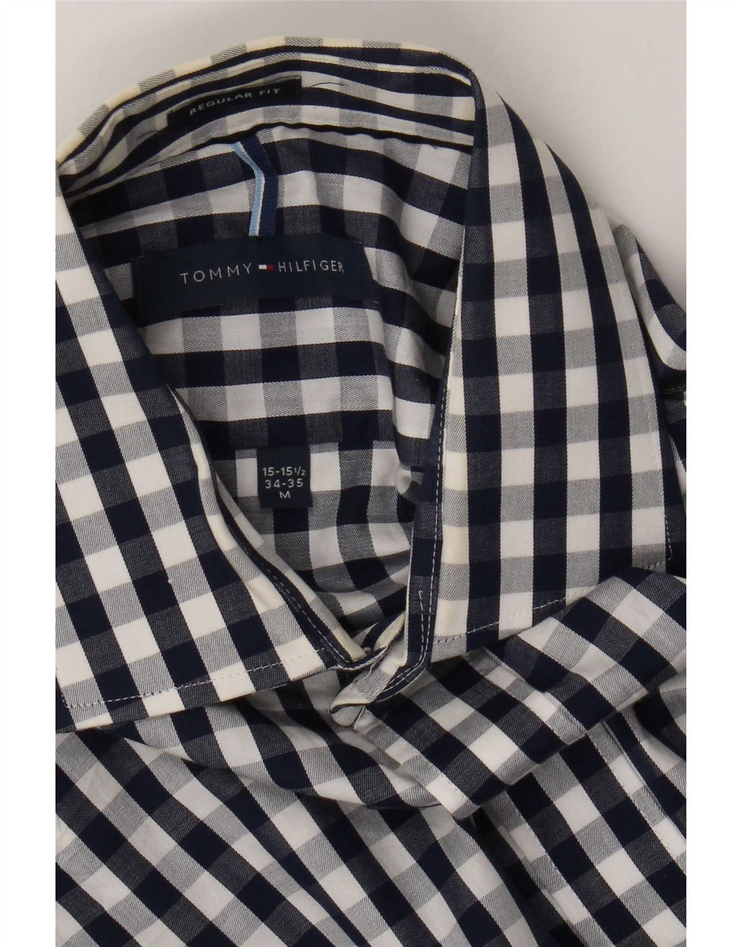 Cămașă pentru bărbați Tommy Hilfiger, cu o formă regulată, mărimea 15 1/2, medie, albastru bleumarin