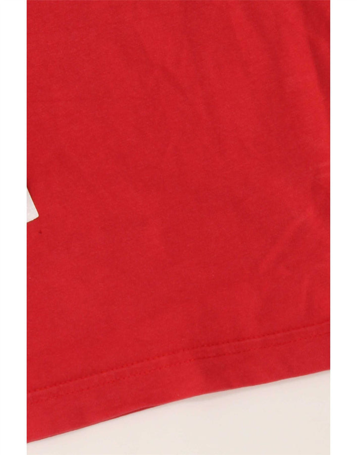 Tricou grafic pentru bărbați, cu croiala standard, Top mic, roșu