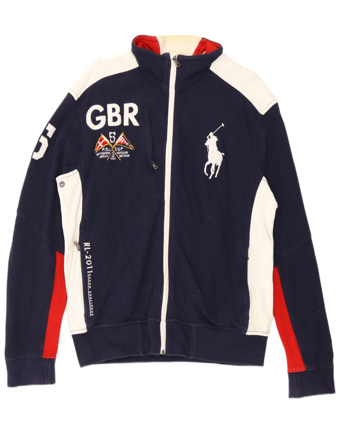 Jachetă de trening pentru bărbați Polo Ralph Lauren, albastru bleumarin mediu