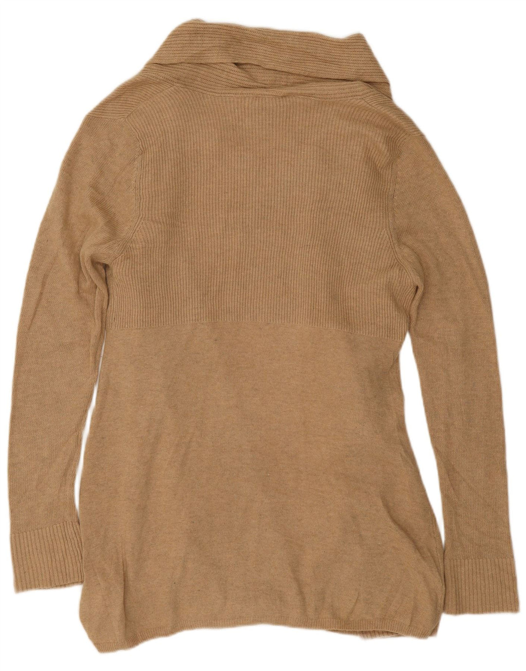Pulover cardigan deschis pentru femei Phase Eight UK 14 bumbac mediu bej