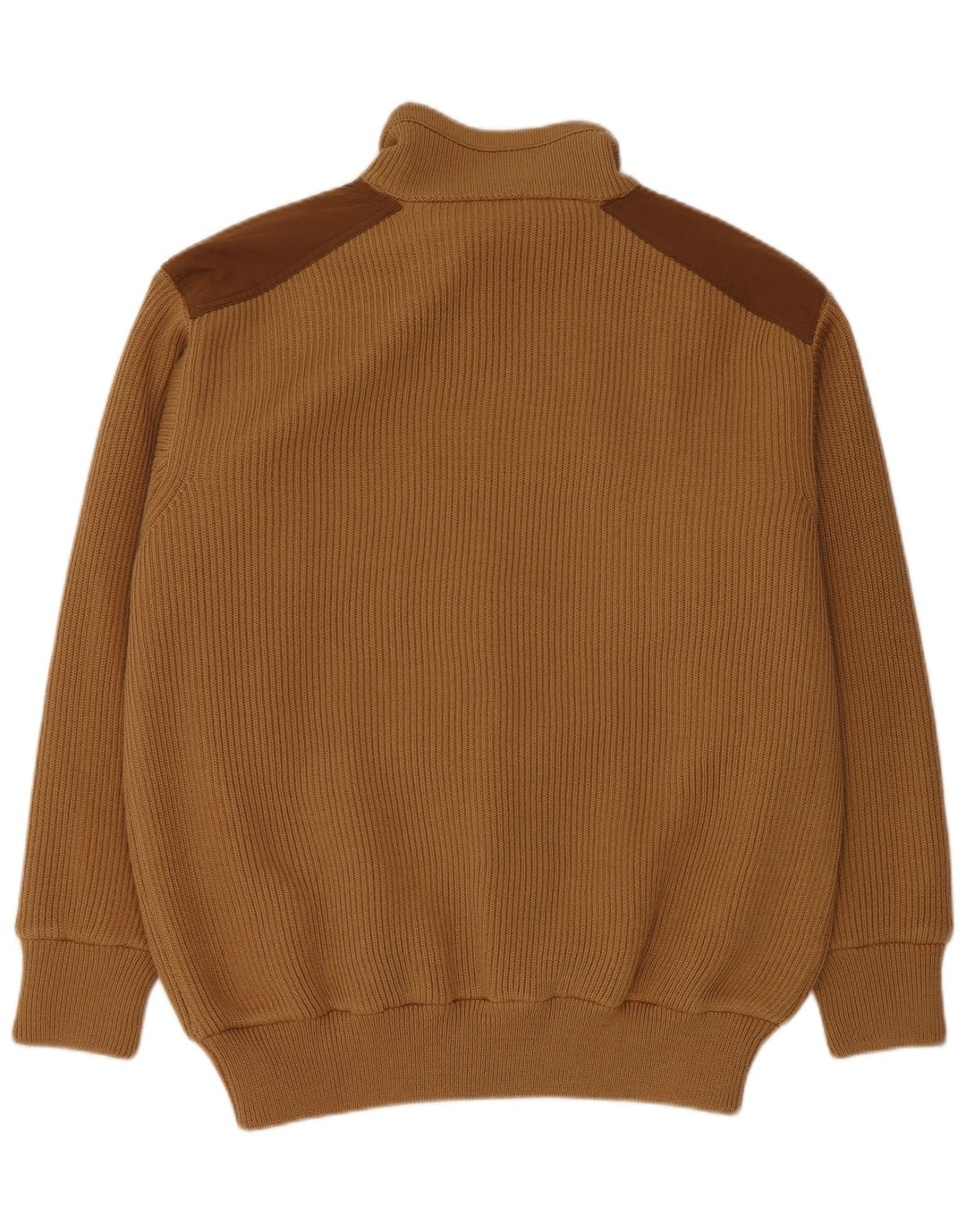 Pulover cardigan pentru bărbați Beretta 2XL maro lână color bloc