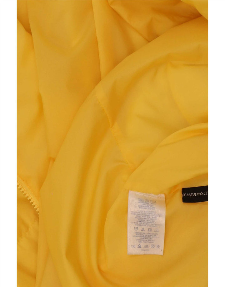 Jachetă căptușită pentru bărbați Lands End IT 50/52 2XL Nailon galben