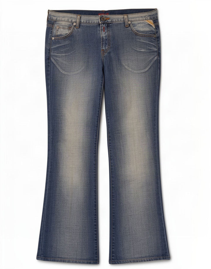 Replay Blugi Bootcut pentru femei W32 L30 Bumbac albastru