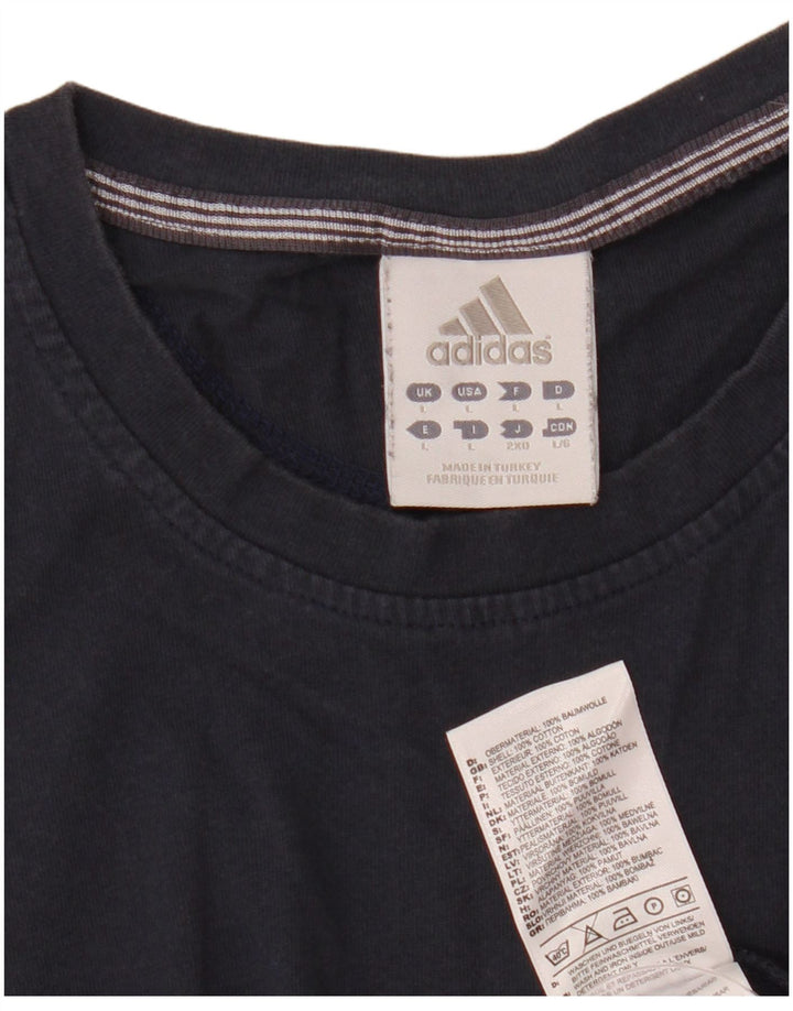 Vestă pentru bărbați Adidas, mare, albastru, bumbac