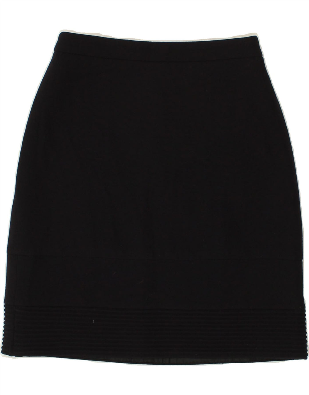 VERSACE Womens Straight Skirt IT 40 Small W28 Navy Blue Wool Vintage Versace and Second-Hand Versace from Messina Hembry 