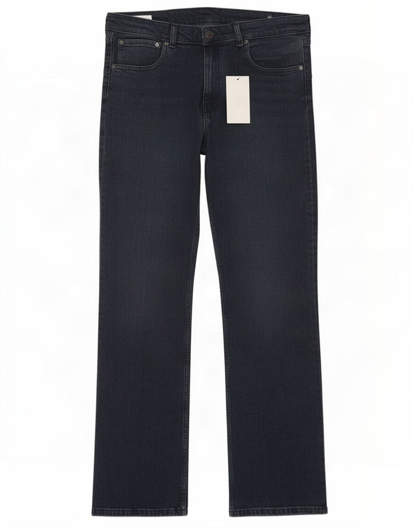 Blugi Zara Femei Bootcut EU 48 2XL W38 L32 Bleumarin Bumbac