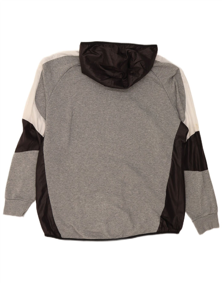 Pulover Puma pentru bărbați, cu fermoar, XL, gri Colorblock