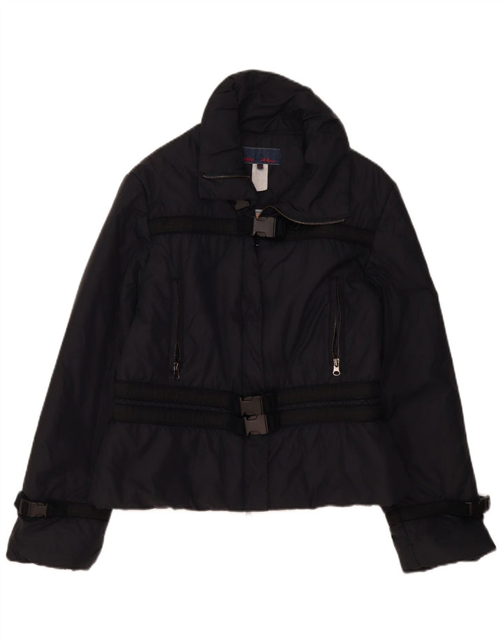 Jachetă Windbreaker cu grafică Les Copains pentru femei IT 44 Medium Black
