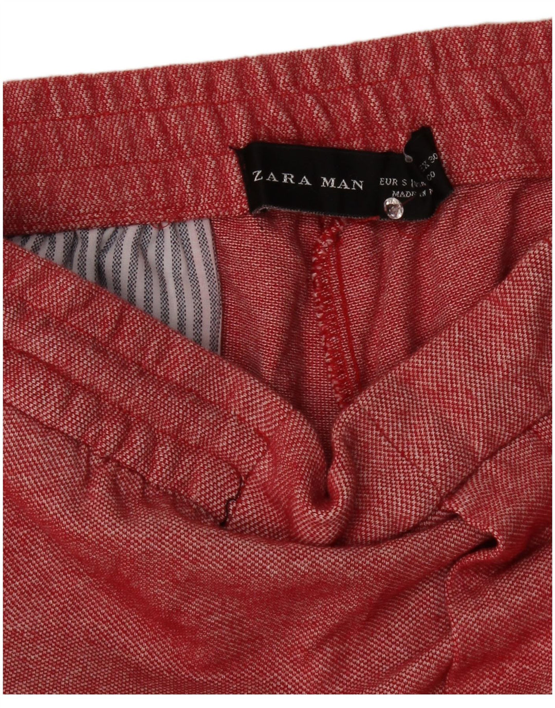 Pantaloni scurți sport pentru bărbați Zara, roșii mici