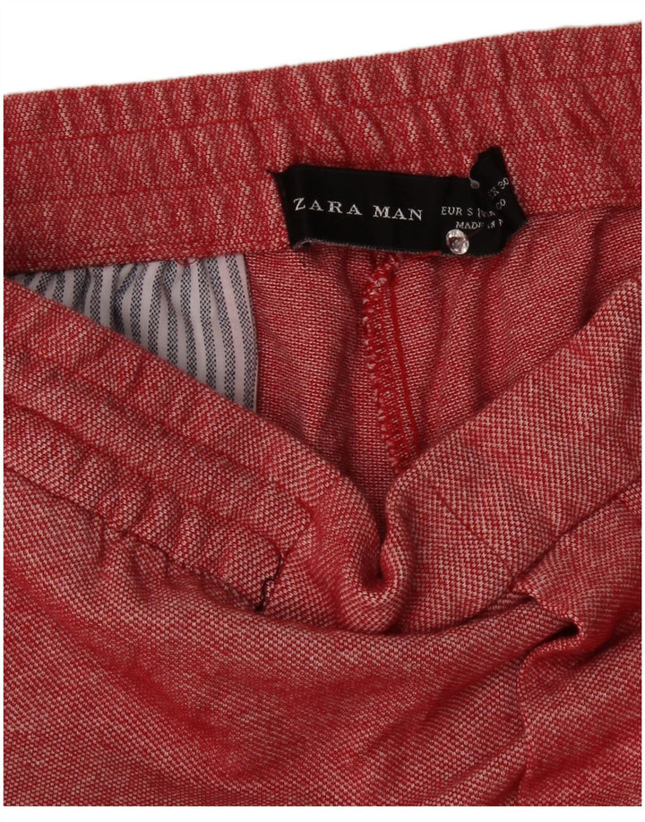 Pantaloni scurți sport pentru bărbați Zara, roșii mici