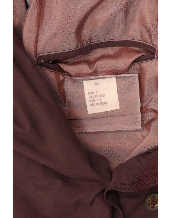 Jachetă Bomber Vintage pentru bărbați cu două piepturi IT 54 2XL violet geometric