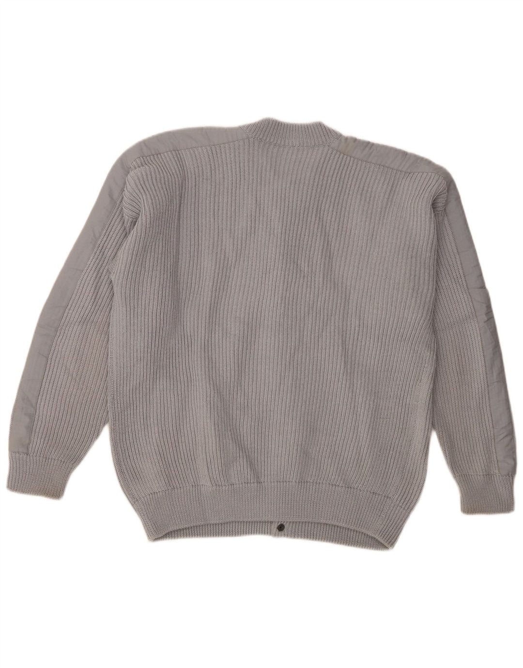 Cardigan vintage pentru bărbați, gri mediu retro