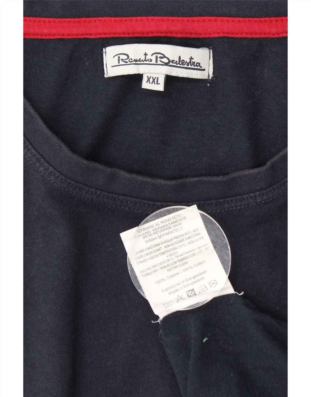 RENATO BALESTRA Tricou Femei Top 2XL Bumbac Bleumarin