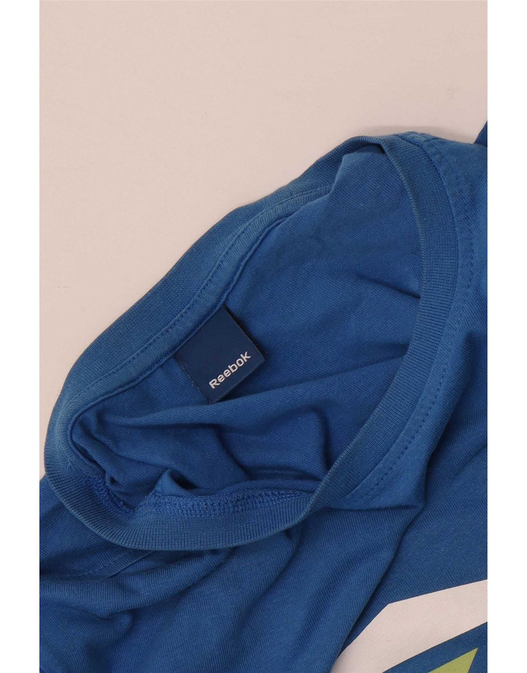 Tricou grafic Reebok pentru bărbați Top mediu albastru bumbac