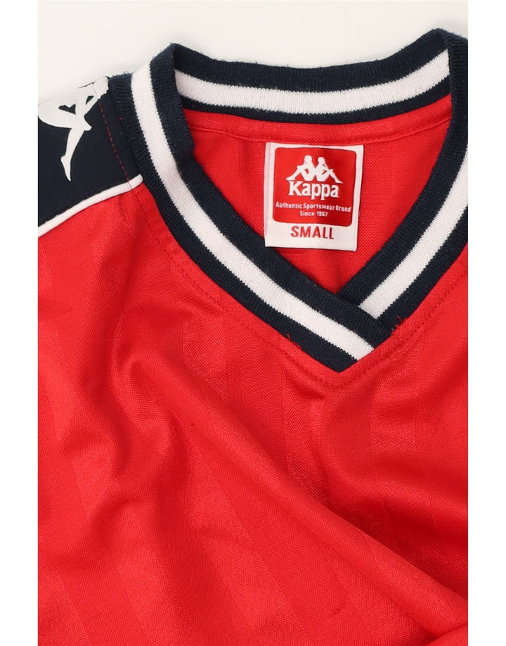 Tricou grafic KAPPA pentru bărbați Top mic roșu Colorblock
