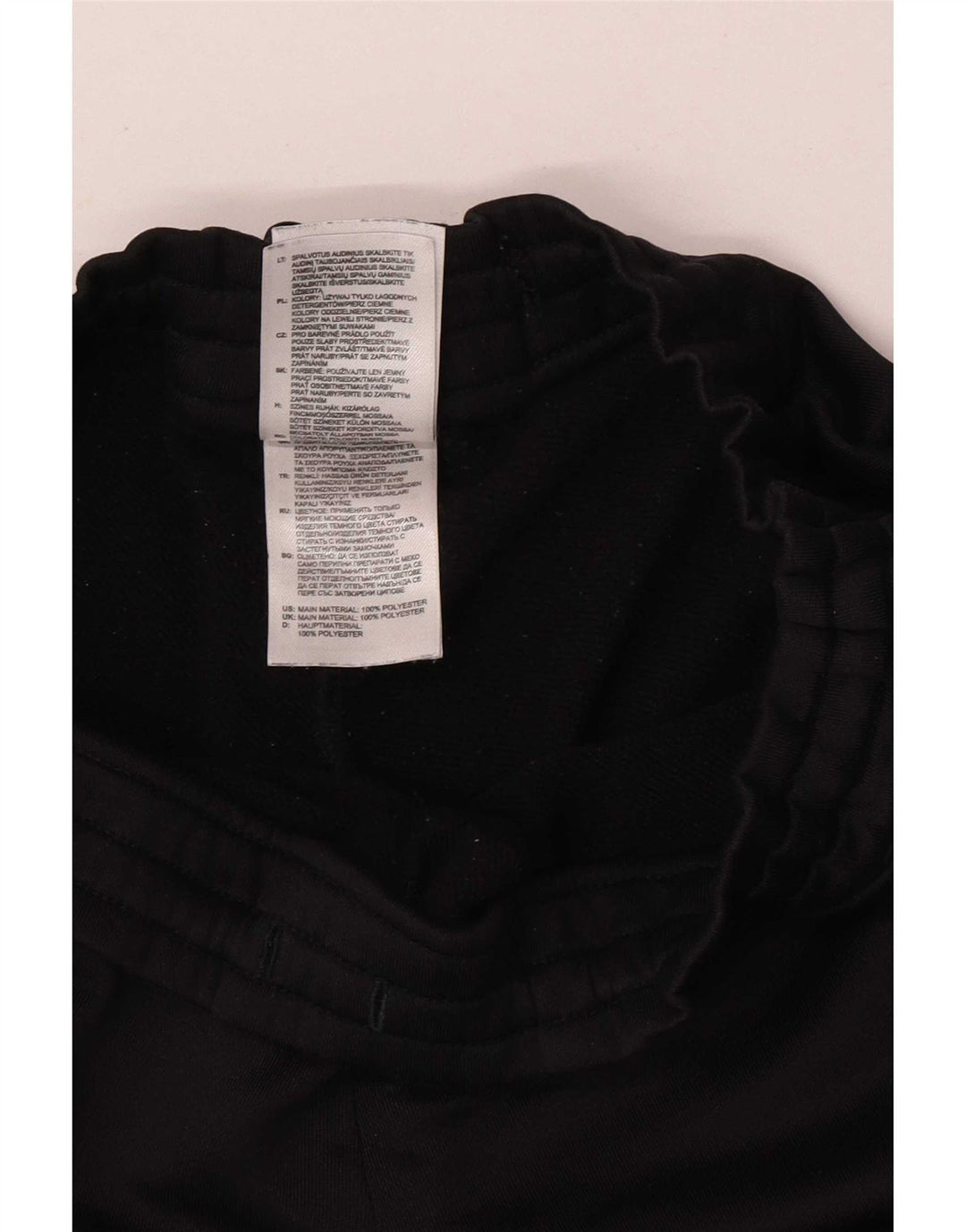 Pantaloni de trening Adidas pentru femei UK 10 Poliester negru mic
