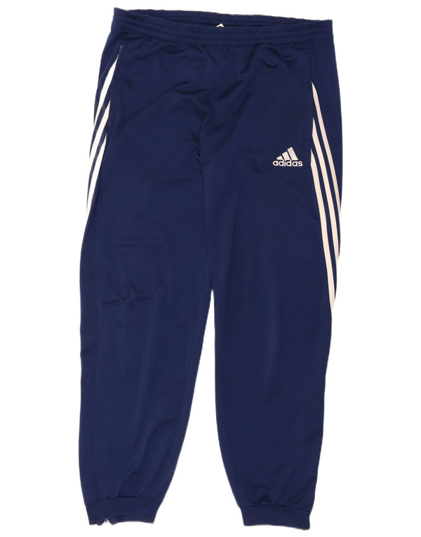 Pantaloni de trening pentru bărbați Adidas Pantaloni de jogging mari, bleumarin, poliester Sport