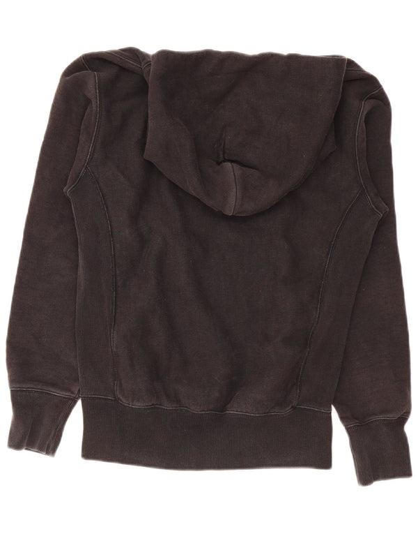 Pulover cu capota supradimensionat cu țesătură inversă pentru femei Champion UK 6 XS Negru