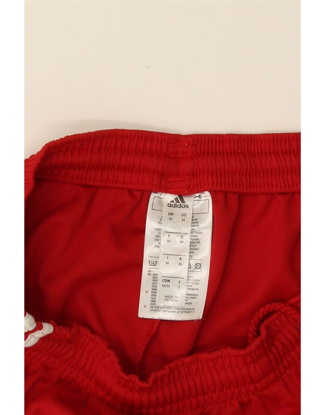 Pantaloni scurți sport Aeroready ADIDAS pentru bărbați, poliester roșu mediu