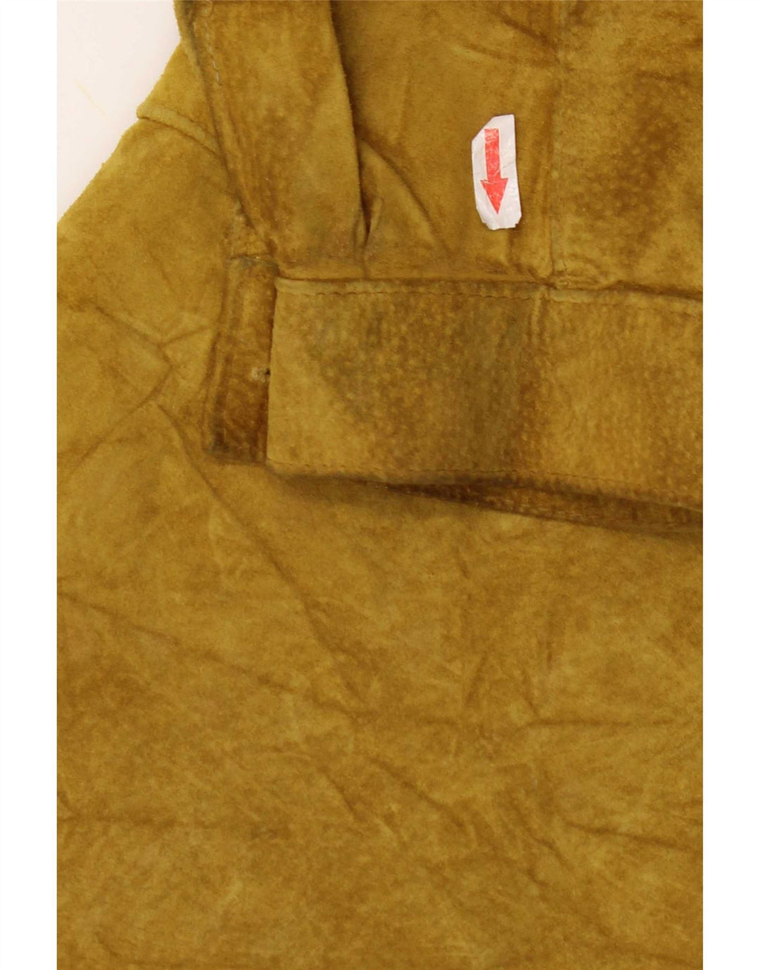 Jachetă vintage de piele intoarsa pentru femei IT 48 XL kaki